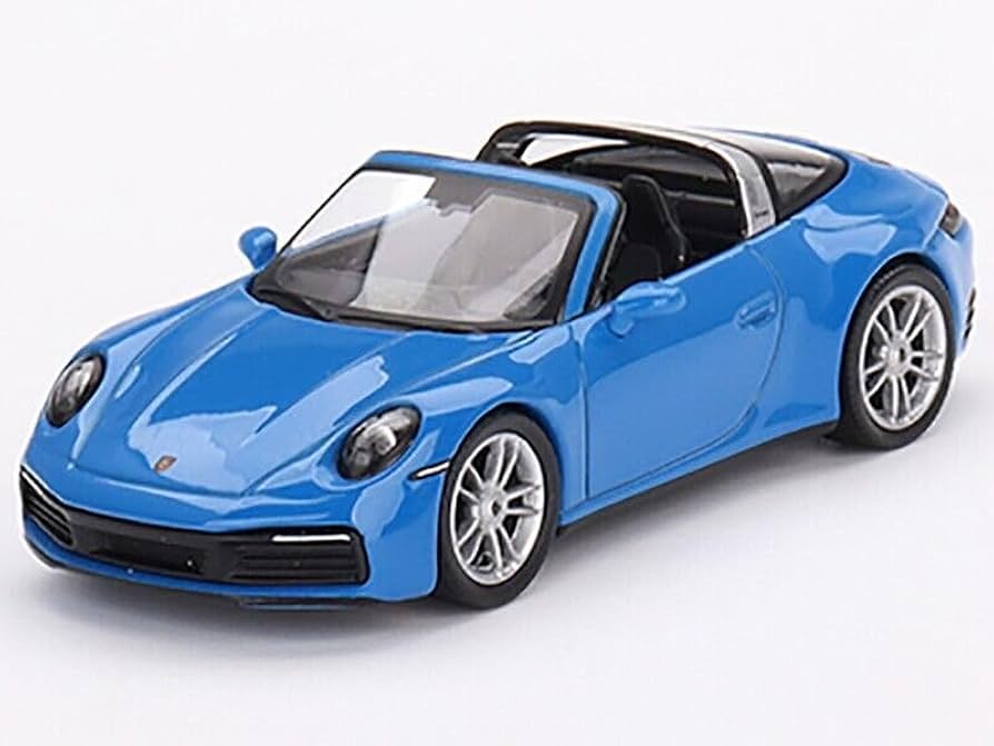 CHASE Porsche 911 Targa 4S Shark Blue (Mini GT) Diecast 1:64